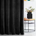 Zasłona welwetowa czarna gładka 140x270 taśma - SIBEL - Pierre Cardin