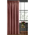 Zasłona welwetowa ciemnoróżowa gładka 140x270 taśma - SIBEL - Pierre Cardin