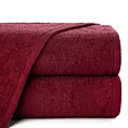 Ręcznik kąpielowy 50x100 cm bawełniany kolor bordowy 400 g/m2 GŁADKI 1