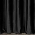 Zasłona szyta na tunelu czarna z miękkiej tkaniny welwetowej