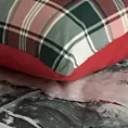 Pościel świąteczna 160x200 cm bawełniana kolor czerwony, biały VINTI