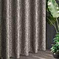 Tkanina zasłonowa grubsza, szenilowa, o melanżowej fakturze