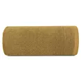 Ręcznik kąpielowy 70x140 cm bawełniany kolor miodowy zdobiony błyszczącą bordiurą 500 g/m2 LARI