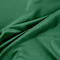 Poszewka szyta zielono butelkowo zielona z miękkiej półmatowej tkaniny welwetowej