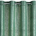 Zasłona ciemnozielono, złocista z lśniącą przecierką z welwetu 140x250 cm przelotka - MABEL