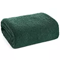 Koc 150x200 cm ciemnozielony wyjątkowo i magicznie miękki BUKLA