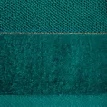 Ręcznik kąpielowy 50x90 cm bawełniany kolor ciemnozielony z welwetową bordiurą 550 g/m2 ARIA