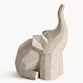 Figurka dekoracyjna SŁOŃ o geometrycznych liniach