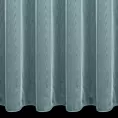 Firana szyta na taśmie fala ciemnoniebieska z delikatnie połyskującej tkaniny typu PERU z efektem opalizującym, wykończona obciążnikiem