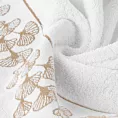 Ręcznik kąpielowy 50x90 cm bawełniany kolor biały,złoty z żakardową bordiurą 500 g/m2 BLANCA 10 Limited Collection