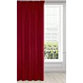 Zasłona czerwona zaciemniająca 135x270 cm taśma - ADLEY