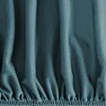 Prześcieradło jersey z gumką 180x200 cm z bawełny kolor ciemnoturkusowy 140 g/m2 ADELA