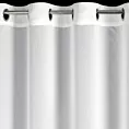 Firana biała z gładkiej matowej tkaniny 300x250 cm przelotka TIRSA