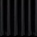 Zasłona czarna z matowego welwetu 140x250 cm przelotka - MELANIE