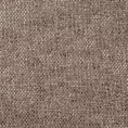 Roleta rzymska brązowa z miękkiej tkaniny szenilowej typu dimout o naturalnym splocie