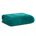 Ręcznik kąpielowy 50x90 cm bawełniany kolor ciemnozielony z welwetową bordiurą 550 g/m2 ARIA