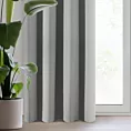 Zasłona srebrna z tkaniny typu dimout 140x250 cm przelotka - NERISA