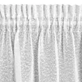 Firana biała z akcentem drobnego deszczyku 140x270 cm taśma RAIN