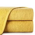 Ręcznik kąpielowy 50x90 cm bawełniany kolor musztardowy 400 g/m2 GŁADKI 1