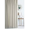 Zasłona szyta na flexach VISCAYA kremowa z melanżowej i miłej w dotyku tkaniny Italissima