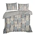 Pościel 160x200 cm kolor srebrny, beżowy z fantazyjnym wzorem ALLISON Design 91