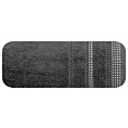 Ręcznik do rąk 50x90 cm bawełniany kolor stalowy z ozdobnym stebnowaniem 500 g/m2 POLA