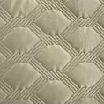 Narzuta welwetowa beżowa 200x220 cm pikowana metodą hot press SOFIA 5 Eurofirany Premium