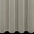 Tkanina firanowa siateczka z delikatnym połyskiem, wykończona obciążnikiem