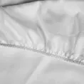 Prześcieradło z gumką 180x200 cm z satyny bawełnianej kolor biały 125 g/m2 DINA Diva Line