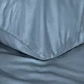 Pościel 180x200 cm bawełniana gładka kolor niebieski NOVA 3