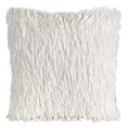 Poszewka na poduszkę 45x45 cm biała z miękkiego futerka ADORE