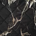 Narzuta welwetowa czarno, złota 220x240 cm z welwetu zdobiona wzorem marmuru LUIZ 6 Design 91