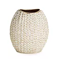 Wazon dekoracyjny MOLI zdobiony wzorem plecionego sweterka