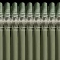 Zasłona oliwkowa z tkaniny welwetowej 140x270 cm taśma - ROSA - Design 91