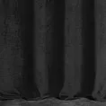 Zasłona czarna z wytłaczanego welwetu 140x250 cm przelotka - ELIZA