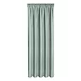 Zasłona miętowa z tkaniny welurowej 220x280 cm tunel Dora