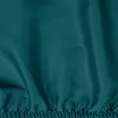 Prześcieradło z gumką 180x200 cm z satyny bawełnianej kolor turkusowy 125 g/m2 DINA Diva Line