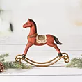 Figurka świąteczna KONIK NA BIEGUNACH