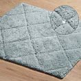 Miękki bawełniany dywanik CHIC zdobiony geometrycznym wzorem z kryształkami