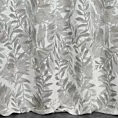 Zasłona naturalna w stalowe liście 140x250 cm przelotka - HARIET