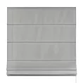 Roleta rzymska ciemnoszara z gładkiej tkaniny typu dimout