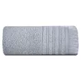 Ręcznik kąpielowy 70x140 cm bawełniany kolor stalowy w stylu boho z frędzlami 500 g/m2 MIRENA