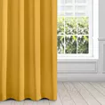 Zasłona musztardowa z matowej gładkiej tkaniny 140x250 cm przelotka - RITA