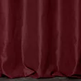 Zasłona bordowa z tkaniny zamszowej 140x250 przelotka - ADA