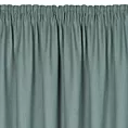 Zasłona miętowa z falbaną z tkaniny o płóciennym splocie 140x300 cm taśma - LENA