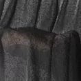 Zasłona czarna  z moherowej tkaniny 140x270 cm taśma - AGIS