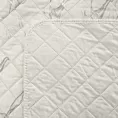 Narzuta welwetowa kremowo, złota 220x240 cm z welwetu zdobiona wzorem marmuru LUIZ 6 Design 91