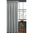 Zasłona welwetowa szara gładka 140x270 taśma - SIBEL - Pierre Cardin