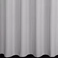 Firana szyta na taśmie fala szara z półmatowej etaminy z efektem melanżu, wykończona obciążnikiem
