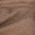 Obrus szyty jasnobrązowy z miękkiej w dotyku tkaniny szenilowej